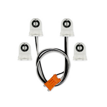 Wiring Harness for Single-End, Non-Shunted Tombstones, T8/T12 Socket